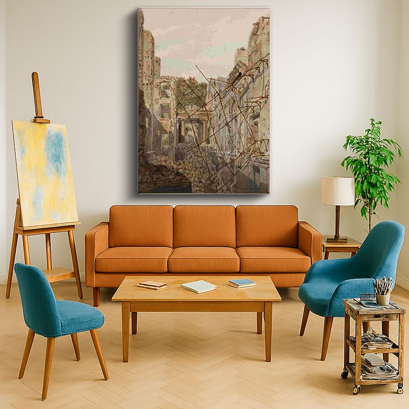 Ressam Kanvas Tablo 201